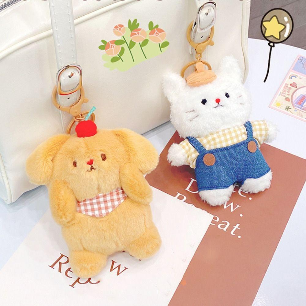 

Plush Keyring Cartoon Backpack Hanger New Pendant