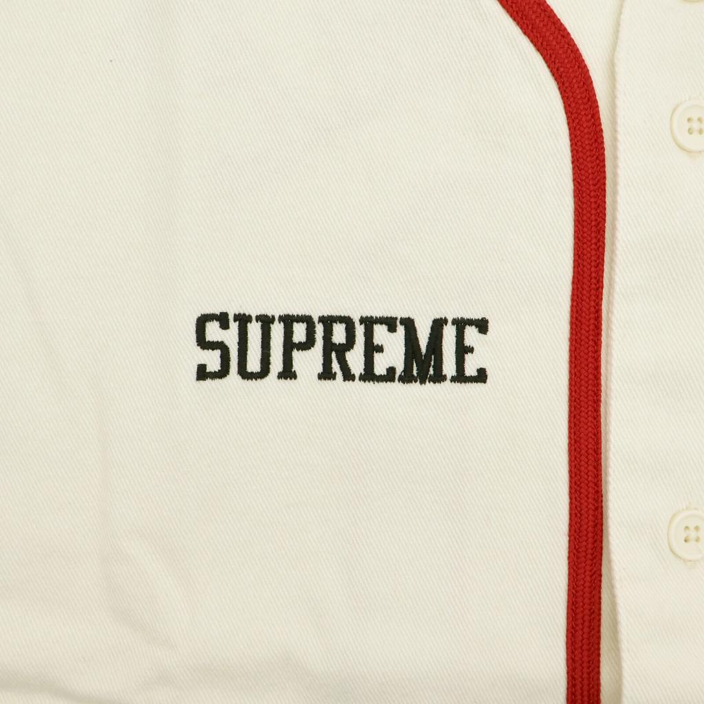 Supreme 40 Acres Twill Baseball Jersey Natural