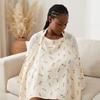 Adjustable Breastfeeding Nursing Cover Cotton Stroller Blanket  Mother Outing