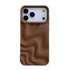 Simple  Orange Irregular Ripple Phone Case For For Iphone 17 Pro Max Air 16 1 14 13 12 11 Soft Matte TPU Back Cover