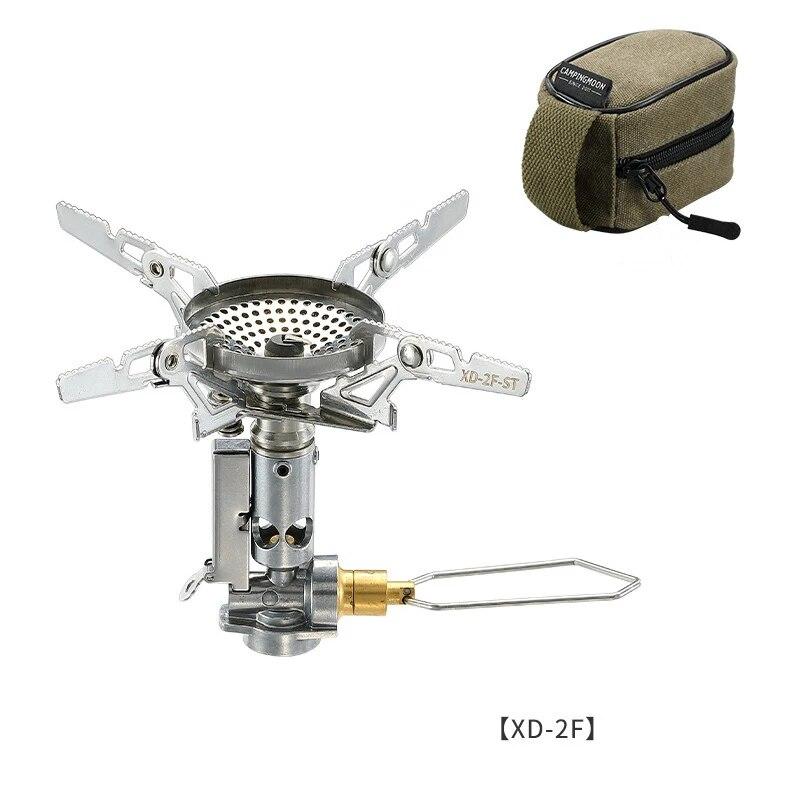 CAMPINGMOON XD-2F Outdoor Portable Voltage Stabilized Integrated Gas Stove High Power Windproof Hiking Field Stove Cooker XD-2F