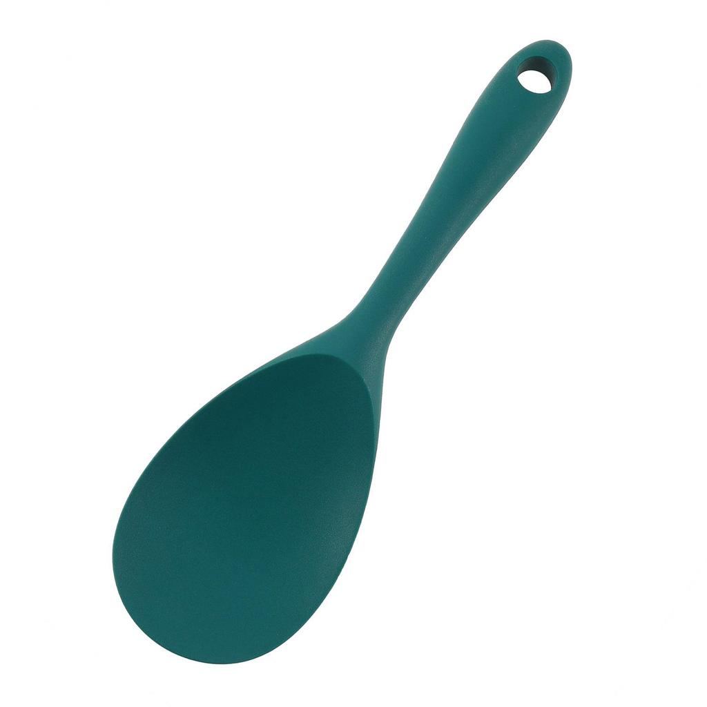 Silicone Heat-Resistant Non-Stick Kitchen Utensil Set: Spatula, Spoon, Colander - 5 Pieces