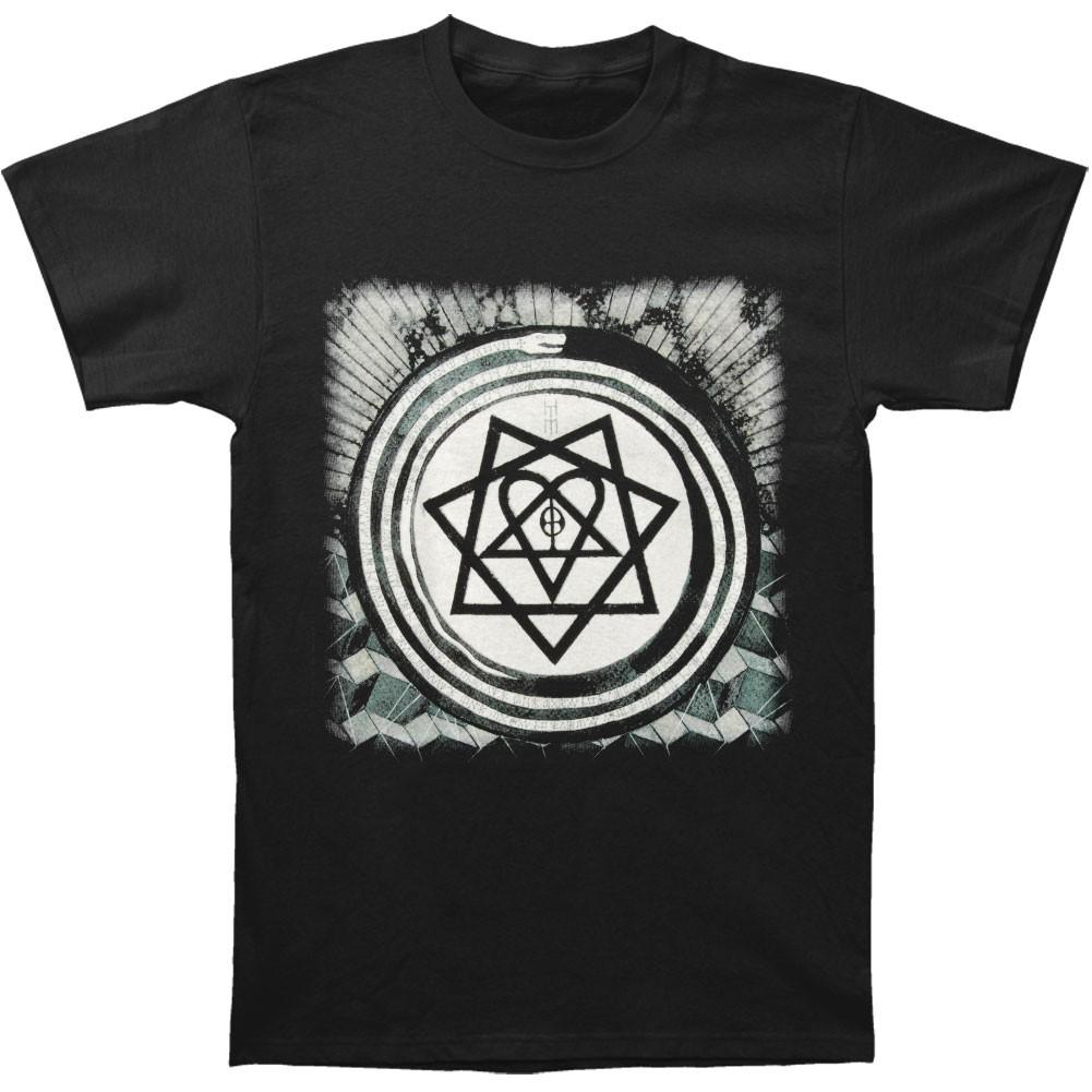 Men s HIM Album Symbols T-shirt Large Black L