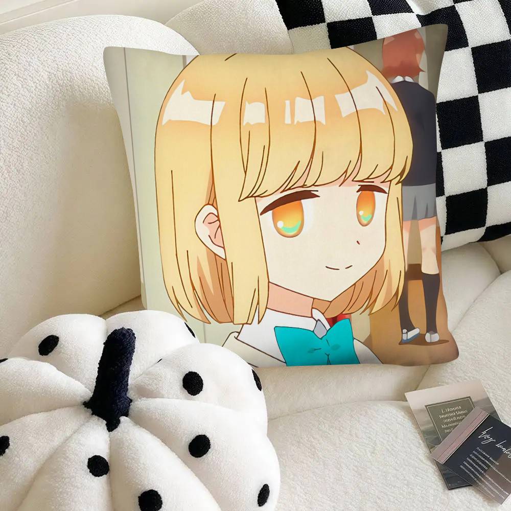 Anime Shikimoris Not Just A Cutie Pillow Case Fashion Square Pillowcase Bedroom Sofa Room Ins Decoration Leisure
