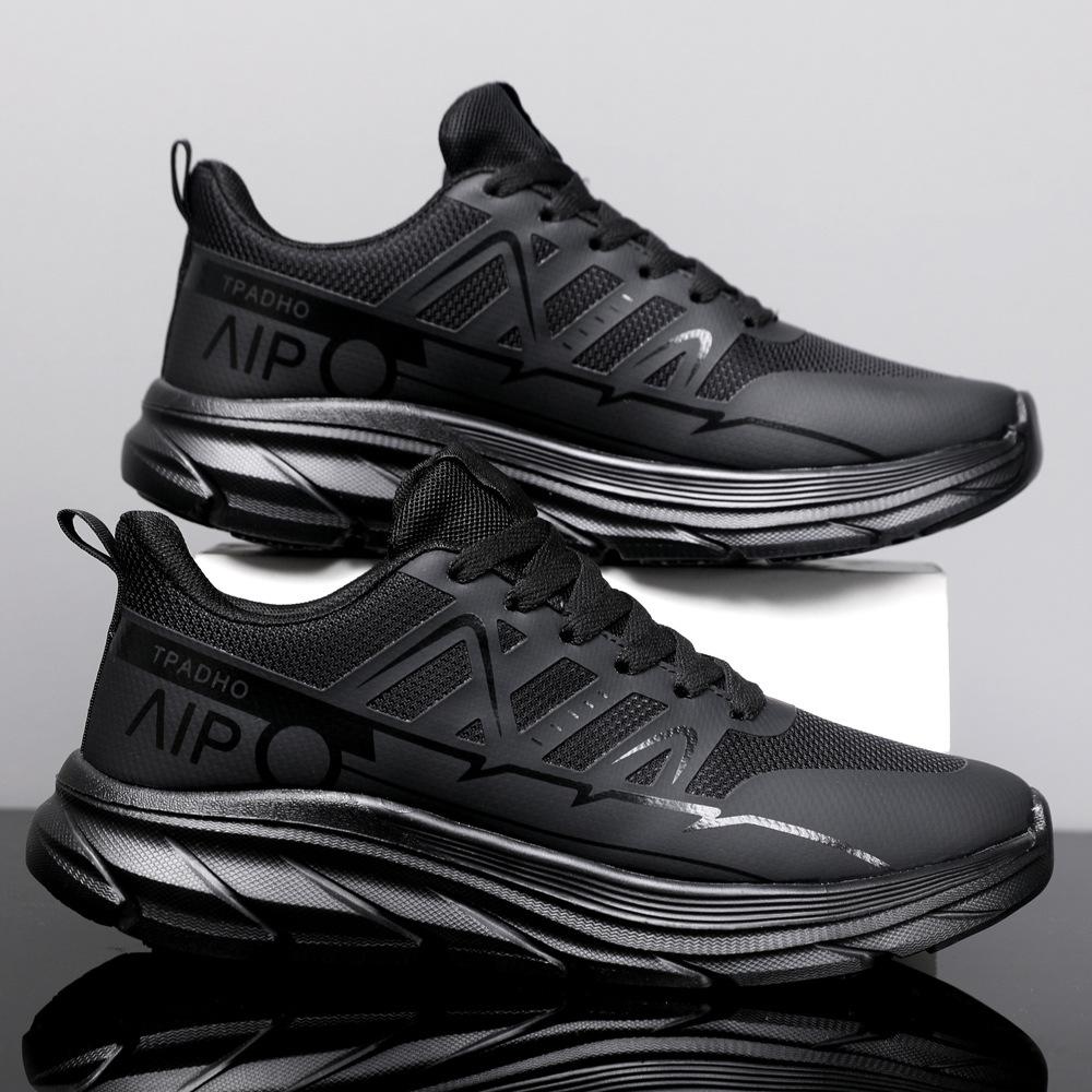 New Sports Shoes Outdoor Travel Casual Shoes Cushioning Mesh Breathable Running Shoes Couple Fashion Versatile Trendy Men's Shoes