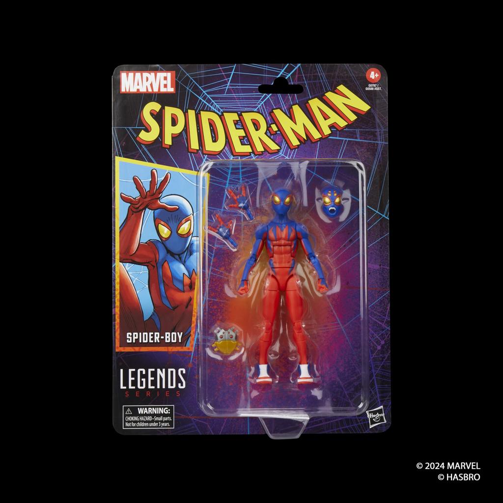 Hasbro Marvel Legends Series Spider-Boy, Retro Comics Collection 15 cm Action Figure G0787 (Authentic)
