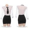 Secretary Cosplay Large Size Sexy Teacher OL Costume XL 3XL Plus Size Chubby Halloween Costume Erotic Erotic Extreme Hentai [R-Dream] (3XL Size)