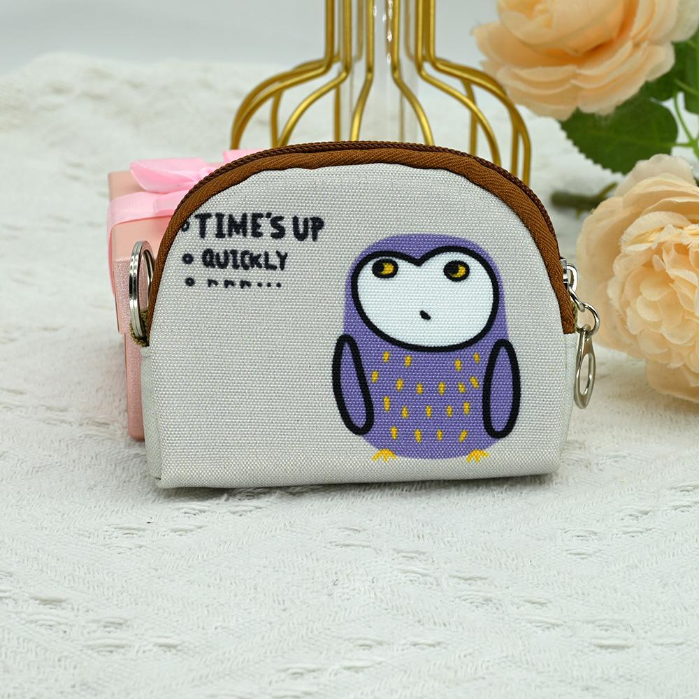 Mini Bag Short Wallet Women Coin Purses Student Fashion Zipper  Small Purse Girls Cartoon Key Wallets Cute Bags