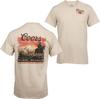 חולצת טי עם הדפס קדמי ואחורי של Coors Sunset ב-Golden, קולורדו