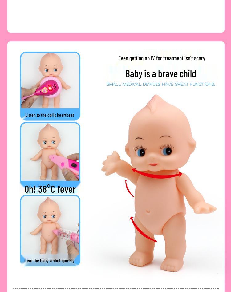 Little Doctor Medical Kit: Pretend Play Stethoscope & Nurse Tools for Kids