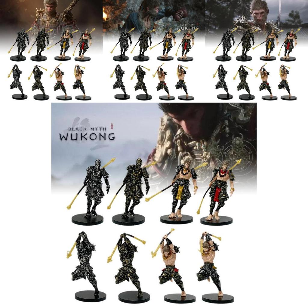 Unique Pvc Monkey King Wukong Action Figure Model Collectible Toy For Anime Fans