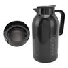 Auto Heizbecher Tragbarer Edelstahl Elektrischer Wasserkocher für Tee Kaffee Schwarz 1300ML