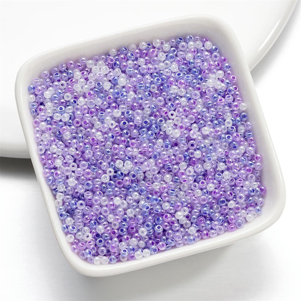 10g/Lot 2mm Mixed Color Glass Seed Beads Round Spacer Bead For DIY Earrings Bracelet Necklace Jewelry Making Accessories