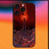 The Lord of the R-Rings Map Phone Case For iPhone 16,15,14,13,12,11,Pro,XS,Max,XR,Plus,SE,Mini Soft Black Cover