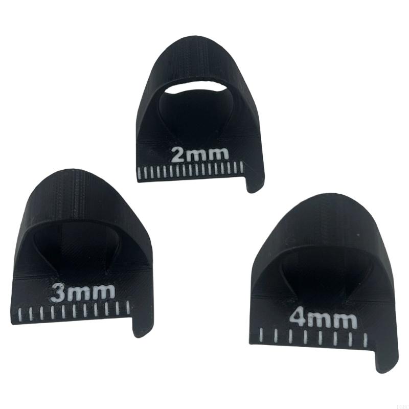 3Pcs Patchwork Quilting Measuring Tool Finger Sewing Ruler with Millimeter Scale