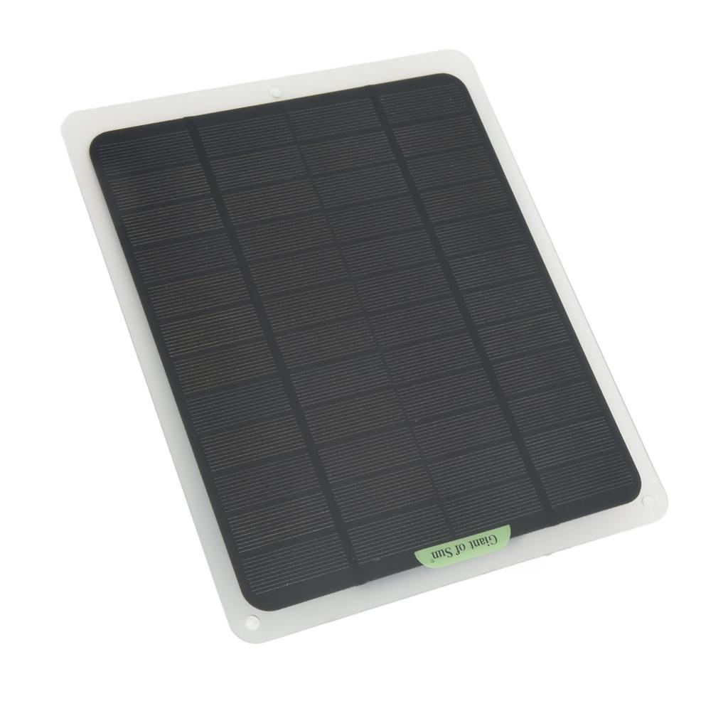 Portable Solar Battery Charger Kit 12V 20W Monocrystalline Dual USB Output Battery Maintainer for RV