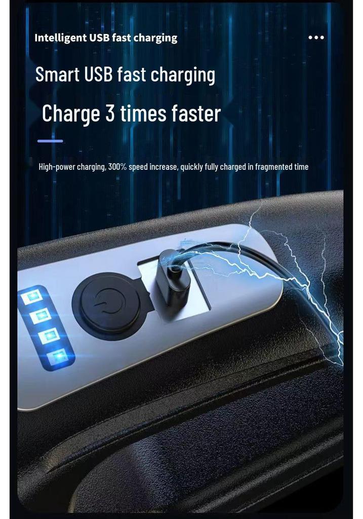 Wireless Mini Handheld Car Vacuum & Charger - Wet/Dry Dust Mite Remover