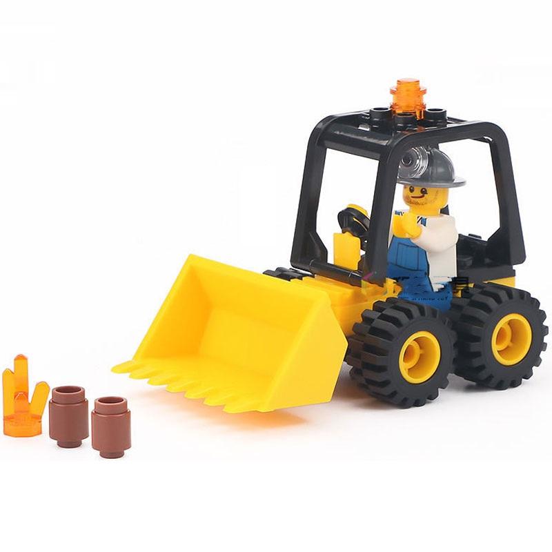 Non-Toxic Sluban 0155 Children Princess Pink Dream Snack Car Model Figure Blocks Educational Construction Building Bricks Toys For Children
