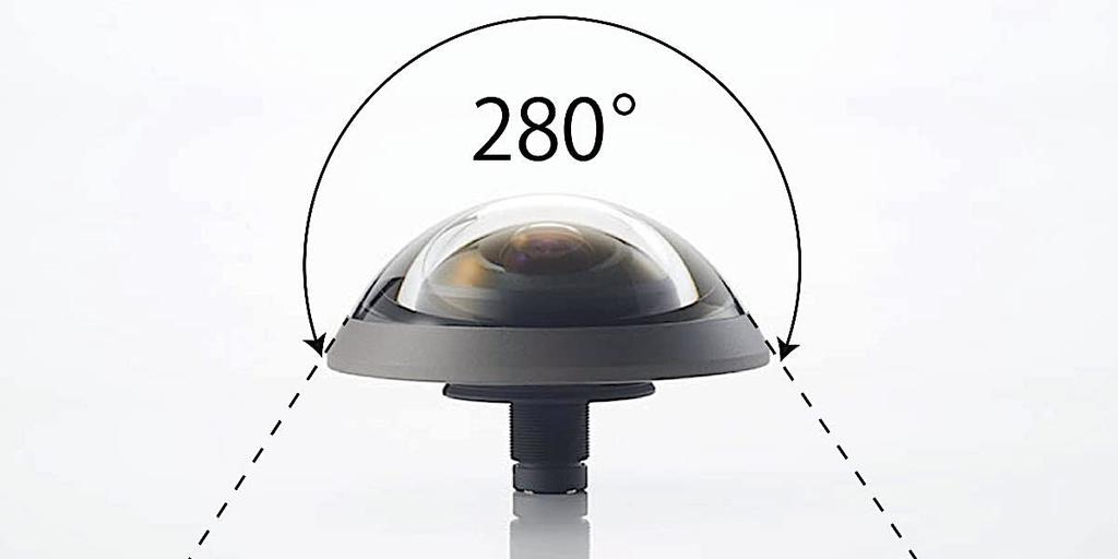 Entaniya Fisheye Lens Ultra Wide Angle 280 Degree M12/P0.5 (S Mount)