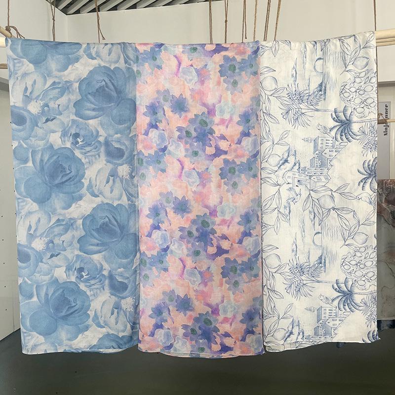 Floral Ethnic Women’s Breathable Modal Rayon Headscarf