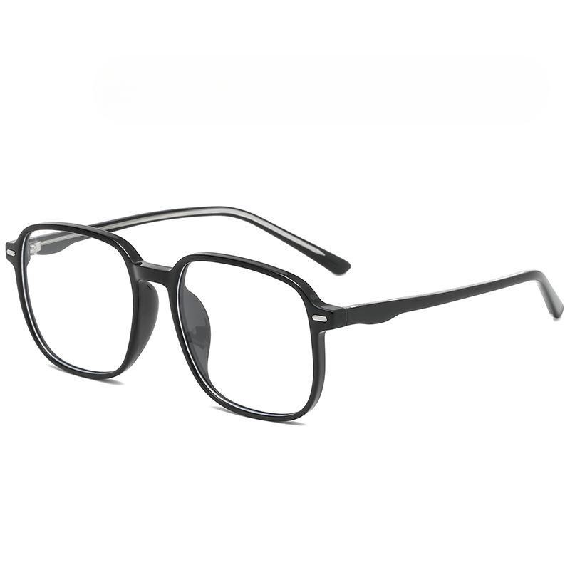 Moda Anti-mavi Gözlük Retro Metrekare Tırnak Çerçevesi Evrensel Bilgisayar Gözlükleri Erkekler ve Kadınlar için.