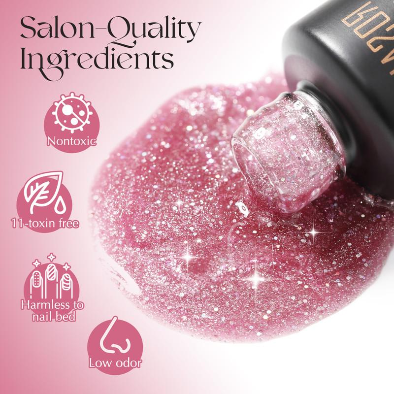 ROSALIND Nail Gel Set Bright Color Soak Off UV Gel Nail Polish Base Top Coat Semi Permanent Nail Polish Gel Polish Varnish Hybrid Nail Art Design