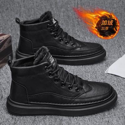 Sapatos da Moda Barcos Moda Quente Masculino 2024 Inverno Novas Botas de Tornozelo Jovem Moderno Casual Sapato Esportivo Grande Confortável Masculino Sapatilha Casual