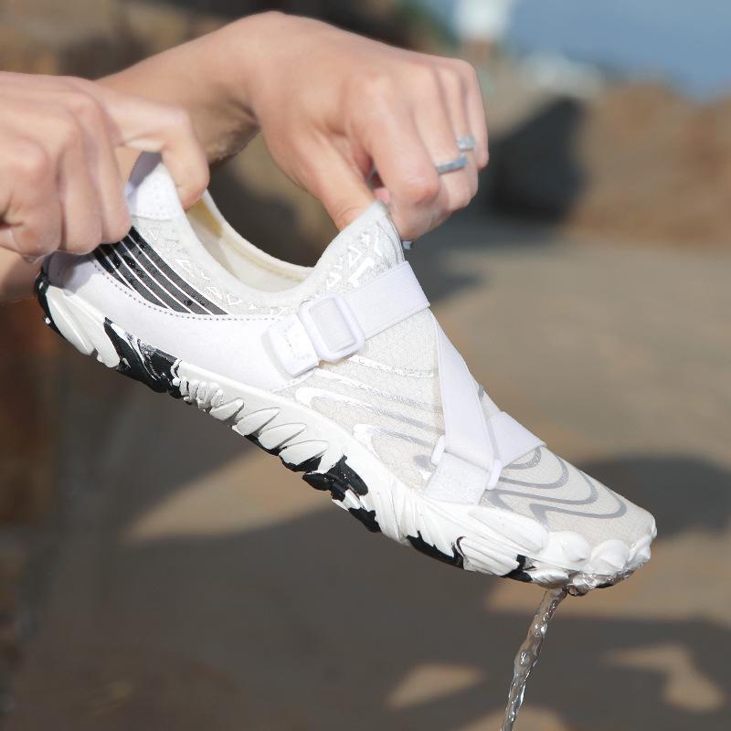 Snabbtorkande utomhusskor med fem tår för män och kvinnor för strand, simning, vadning och fitness