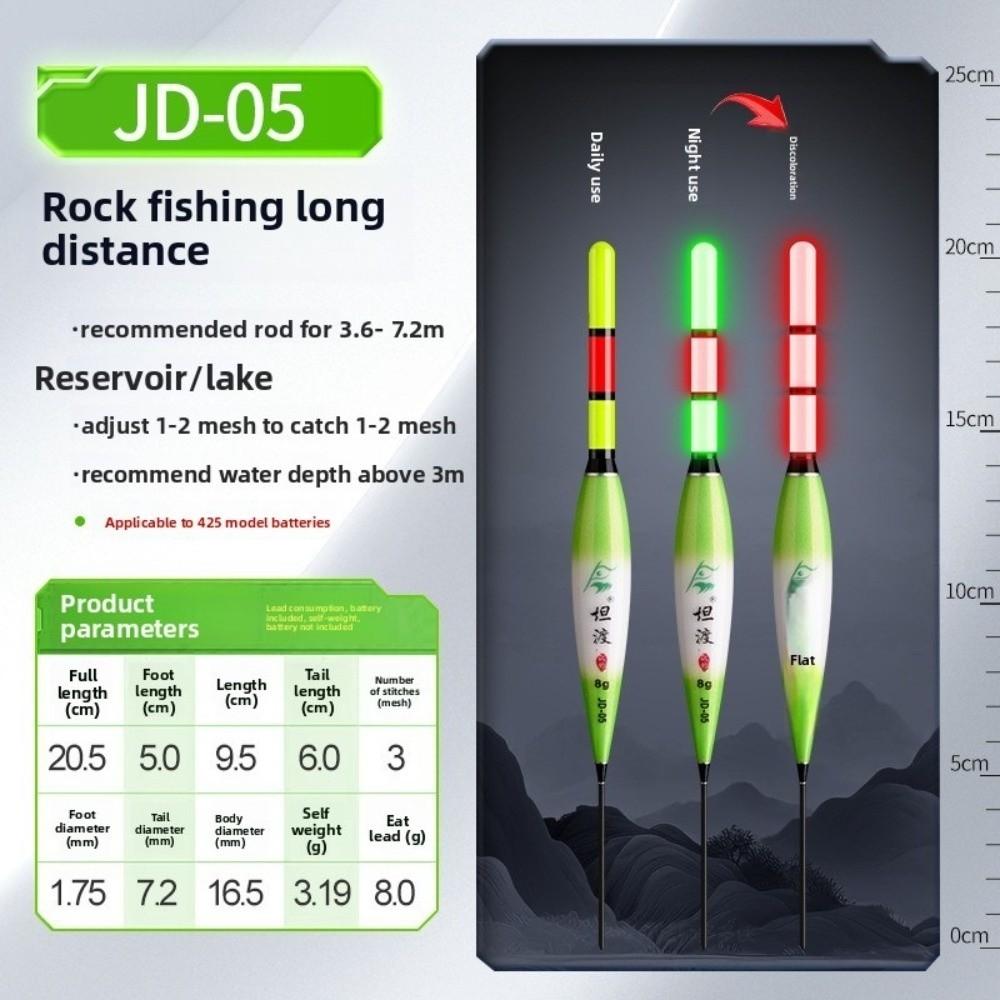 Change Colour Electronic Rock Fishing Led Light Float Change Colour Equipment  Night Fishing
