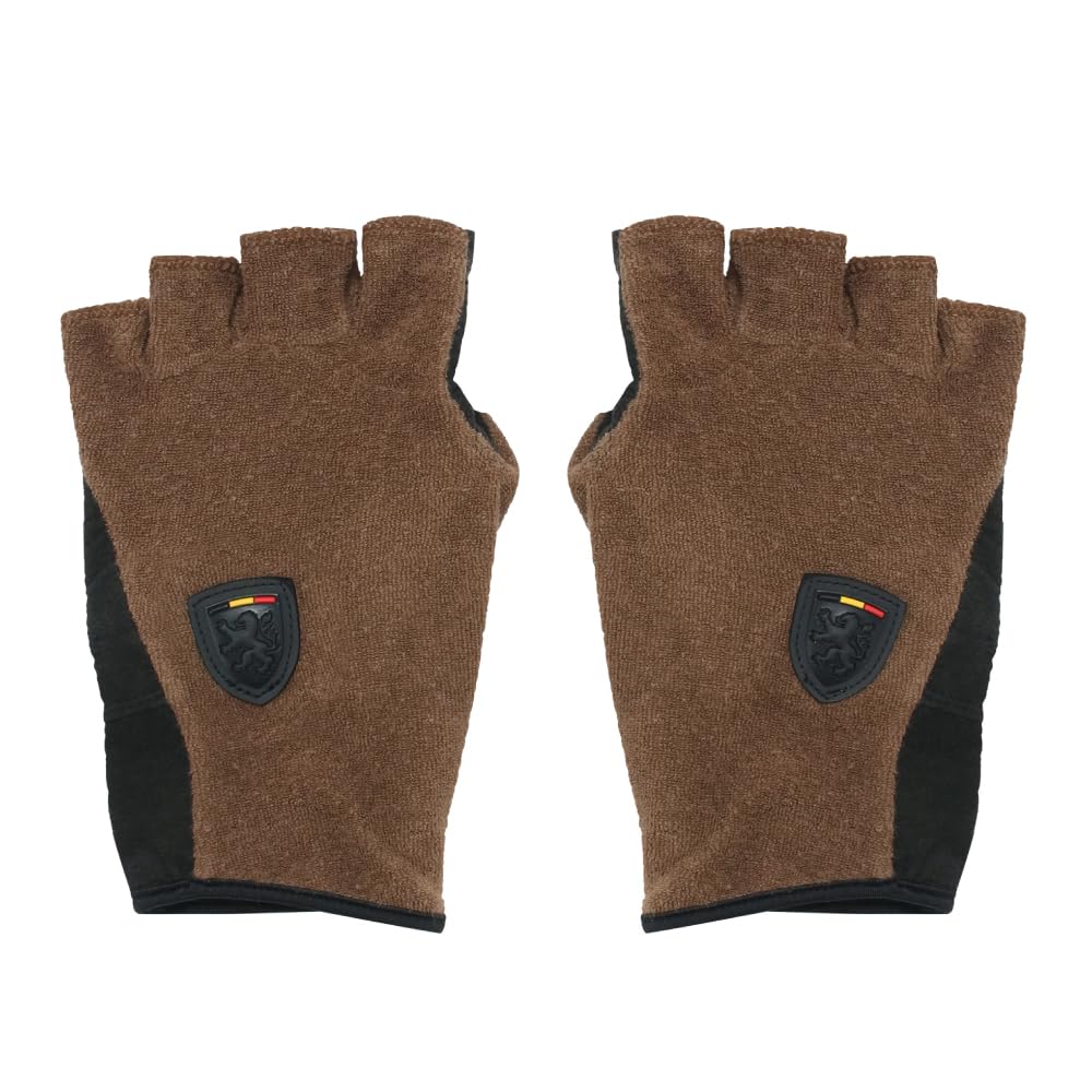 Kapelmuur Cycling Short Pile Size Gloves, Gloves, Brown, XS, kpgs1018-BR