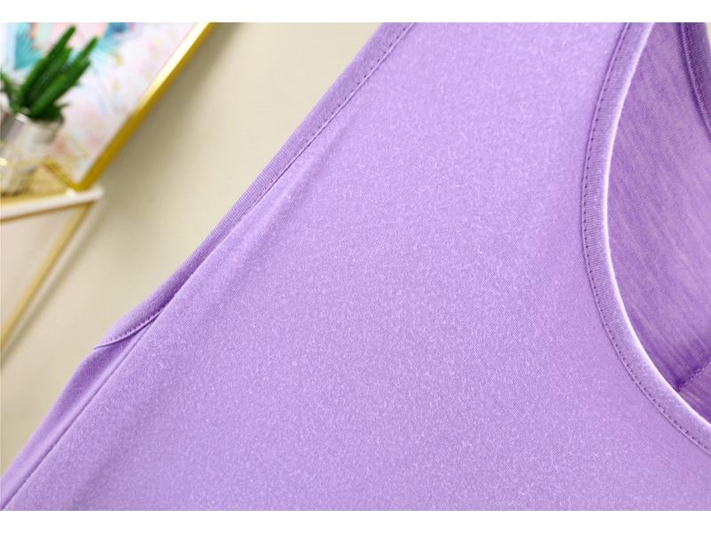 Plus Size Summer Modal Maternity Sleeveless Mid-Length Swing Dress