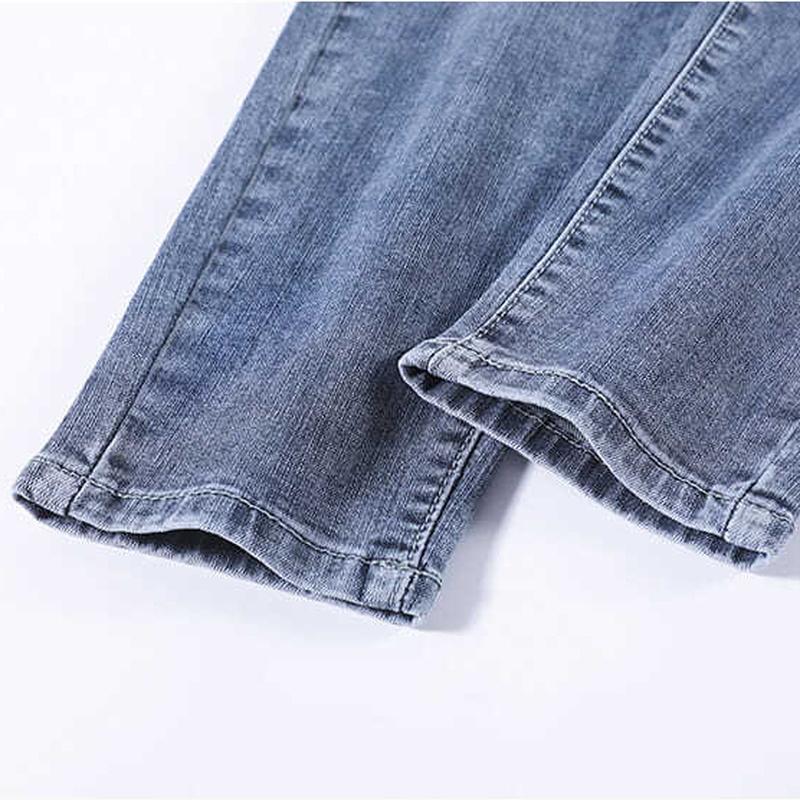 Plus Size Cotton Elastic Force Denim Pants High Waist Jeans Woman Skinny Women Jeans Harem Pants