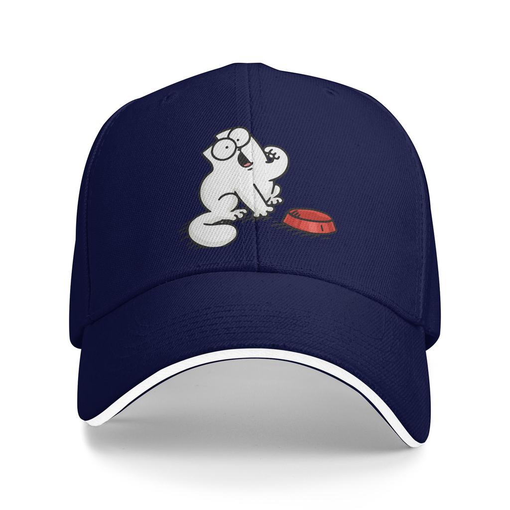 Simons Cat Casual Baseball Cap Summer Trucker Hat Sun Outdoor Sports Hip Hop Hats Couple Women y2k Funny Baseball Caps