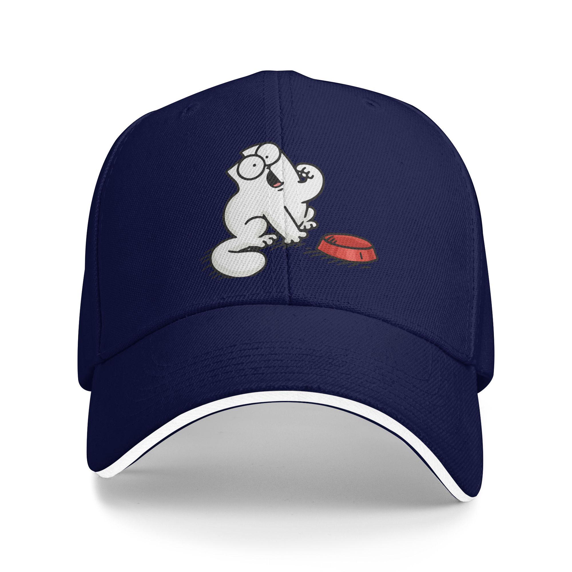 

Simons Cat Casual Baseball Cap Summer Trucker Hat Sun Outdoor Sports Hip Hop Hats Couple Women y2k Funny Baseball Caps One Size
