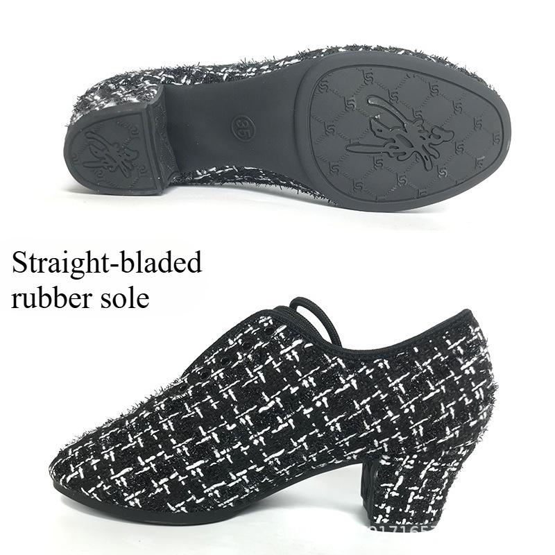 

Women s Shaping Fitness Soft-Soled Dance Shoes with Slender High Heels Comfortable and Slimming Design 41