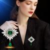 Senior Brooches Flower Leaf Brooch Pins for Women Suit Pendant  Fashion Brooches Jewelry