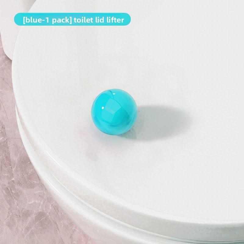 Small Ball Smiling Face Round Ball Household Toilet Seat Lid Opener, Anti-dirt Lid Opener, Toilet Seat Lift