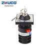 Zhuochao LW8-10C/D202.2Y Three-Speed Two-Position Single-Hole Keyed Rotary Selector Switch