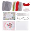 Nadelfilz-Set Wollfilz-Zubehör Niedliche Tier-Plüschpuppe DIY Bastelmaterial 112# Energie Weihnachts-Hut