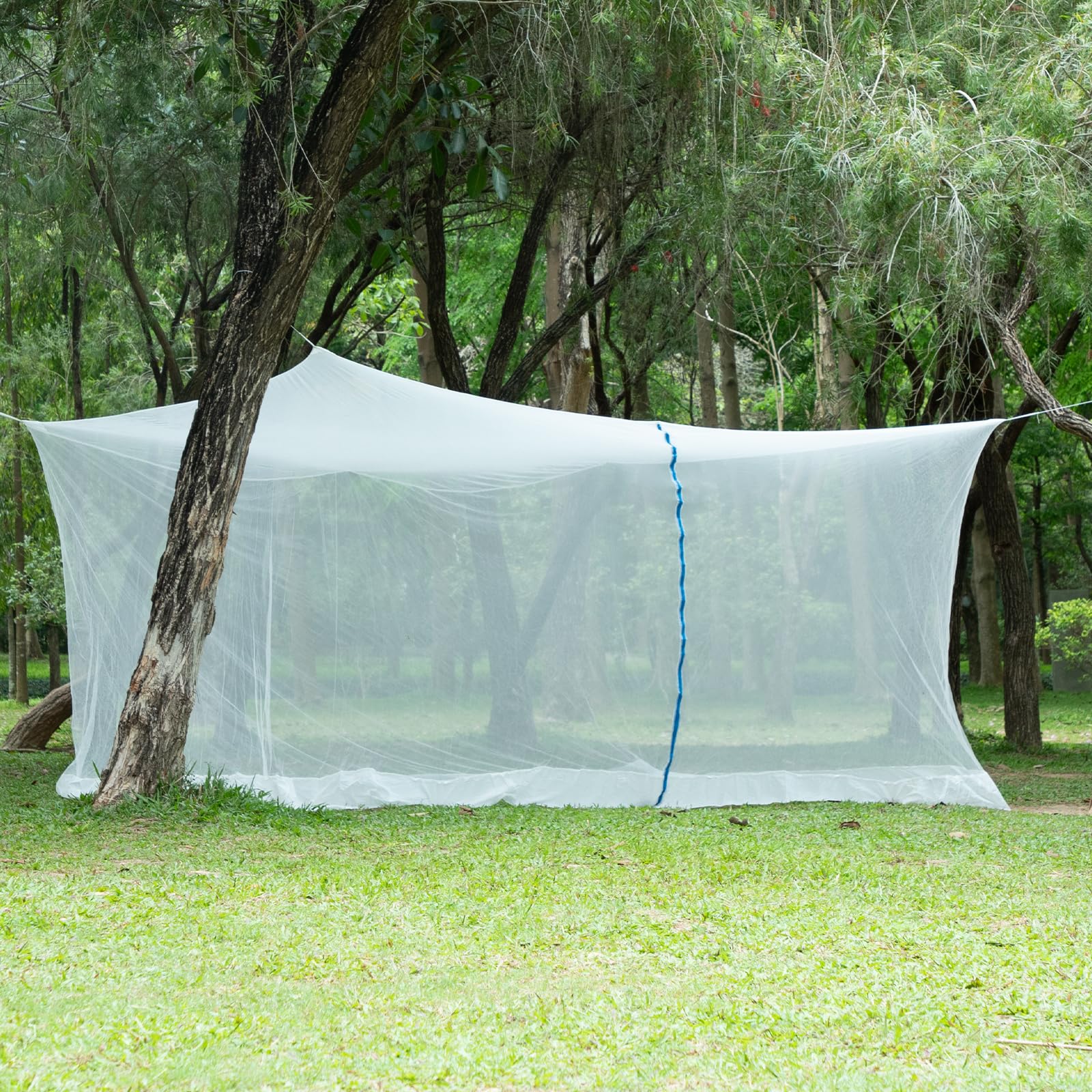 

DEWEL Mosquito Hanging for 6 Tatami Use with Insect Centipede High High Mosquito Person with Rope and Adhesive 400cm x 250cm x 200cm Net, Large, Type, синий