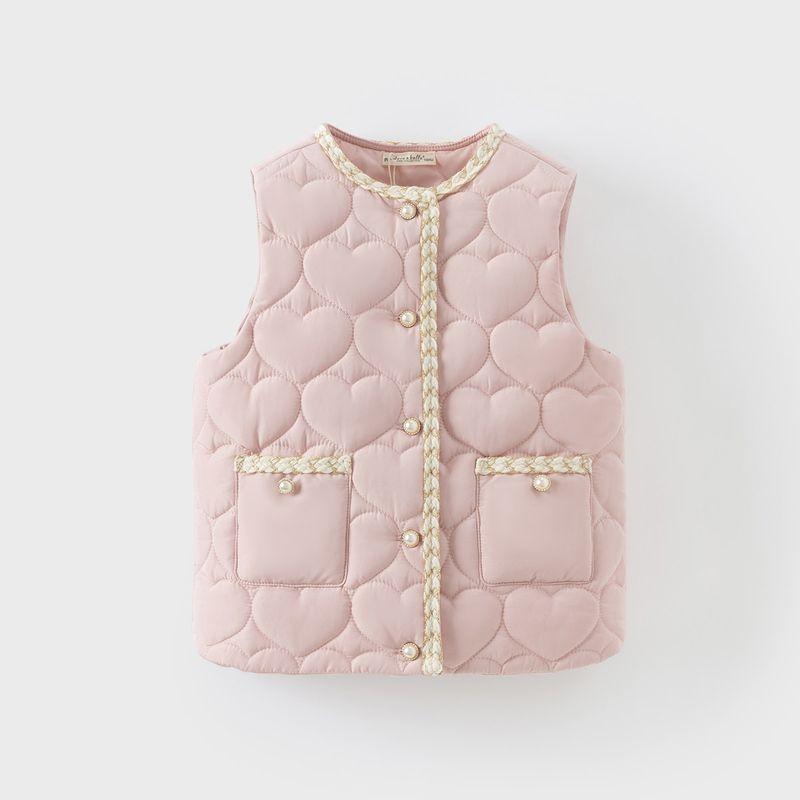 David Bella Girls  Padded Vest for Older Children, Waterproof Vest, Warm Winter Wear, New Stylish Children s Sleeveless Jacket