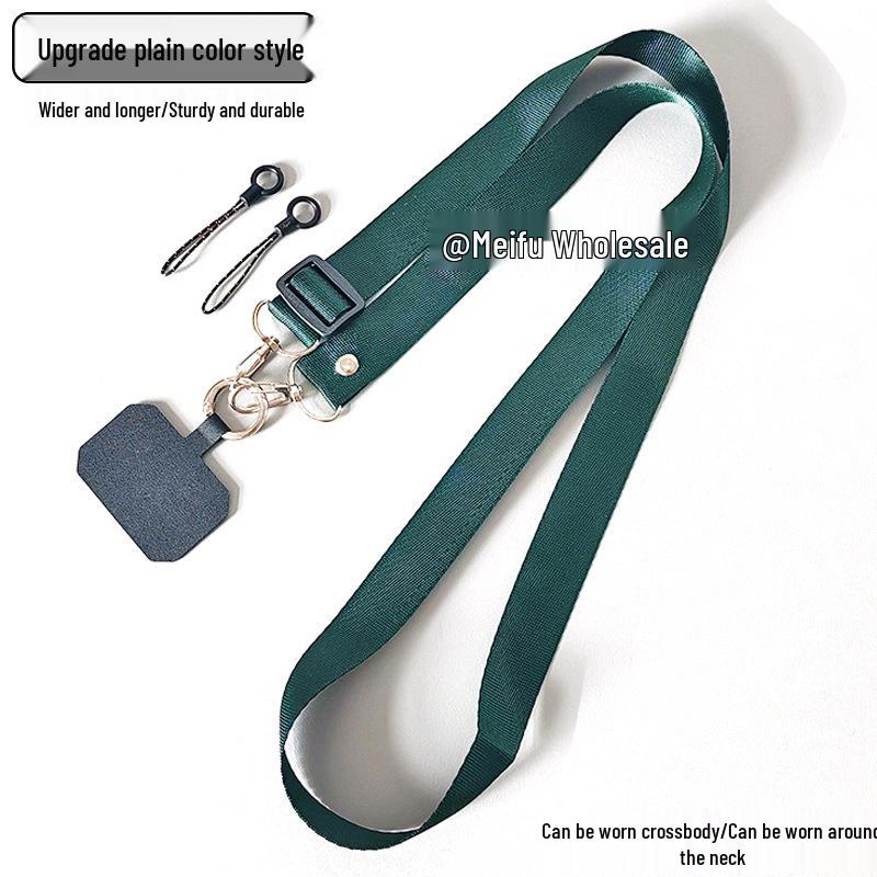 Adjustable Crossbody Mobile Phone Lanyard: Sturdy, Durable, Wear Around Neck or Shoulder with Wide Retractable Strap