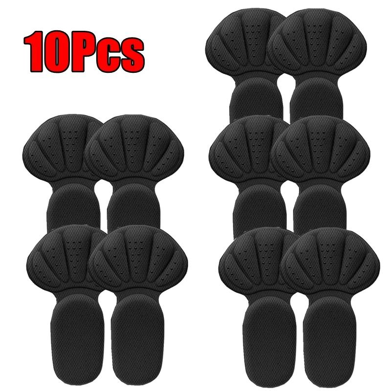 Heel Stickers Sneakers Heel Protector Feet Pads Pain Relief Size Reducer Non-slip Shoe Insoles T-Shaped Foot Care Pad Heel Grips