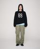 UNIVERSE GARMENT Htg Soft Boucle Knit_Black