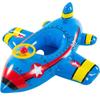 Children's Inflatable Plane Swim Ring With Reinforced Bottom Eco-friendly Pvc Material Printed Design