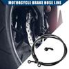 Brake Hose Motorcycle Hydraulic Brake Line Oil Hose Pipe Fitting with Banjo/Inner for ATV Motorcycle Motocross/Durable 110cm Length / 1 Set