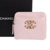 AP2086 Coin Case Pink Lambskin Women