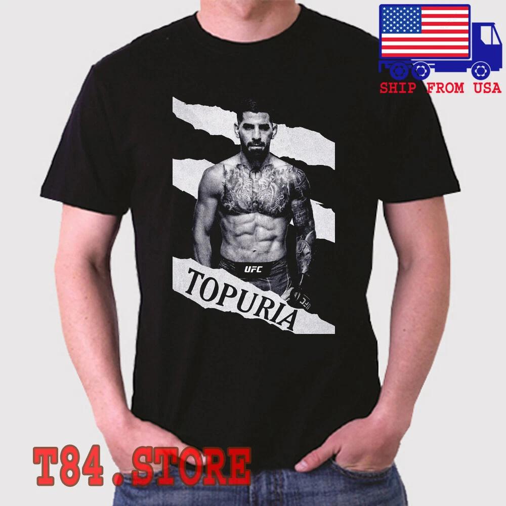 Ilia Topuria MMA Fighter Champion Men s Black Size S to 5XL L