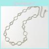 Geometric Alloy Waist Chain For Women With Adjustable Lobster Clasp Summer Accessory