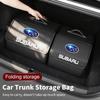 Car Trunk Large Capacity Foldable Storage Box Portable Tool For Subaru Crosstrek Forester Outback Impreza BRZ WRX Ascent REX Yu0